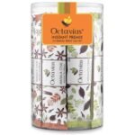 Octavius | Assorted Premix Tea (3 in1) -20 Pouches | Indian Masala | Cardamom | Ginger | Premix Tea | Readymade Tea Mix | Ready Tea | Premix Tea Powder | Instant Tea | Tea Premix | PVC Pack - (15Gm X 20 Sachets) - Fast Shipping to USA & Canada