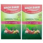 Wagh Bakri Green Tea Shudh Kahwa 25 Tea Bags | Pack Of 2 - Fast Shipping to USA & Canada