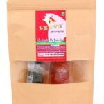 Leeve Dry Fruits Meetha Mango Bar Papad & Dry Kaccha aam Cubes Real Dried Combo Pack Slice Bar 800gm - Fast Shipping to USA & Canada