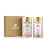 Octavius Gourmet Tea Collection, Blossom Bundles Range, 2 Wellness Green Tea Infusions in pyramid tea Bags (Set Of Two Tins) - Fast Shipping to USA & Canada