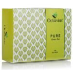 Octavius Pure Green Tea Bags - 100 Pieces | 100% Natural | Antioxidant-rich | Reduces Waist | Detox Green Tea Bags (1.7 gm x 100 Bags) - Fast Shipping to USA & Canada