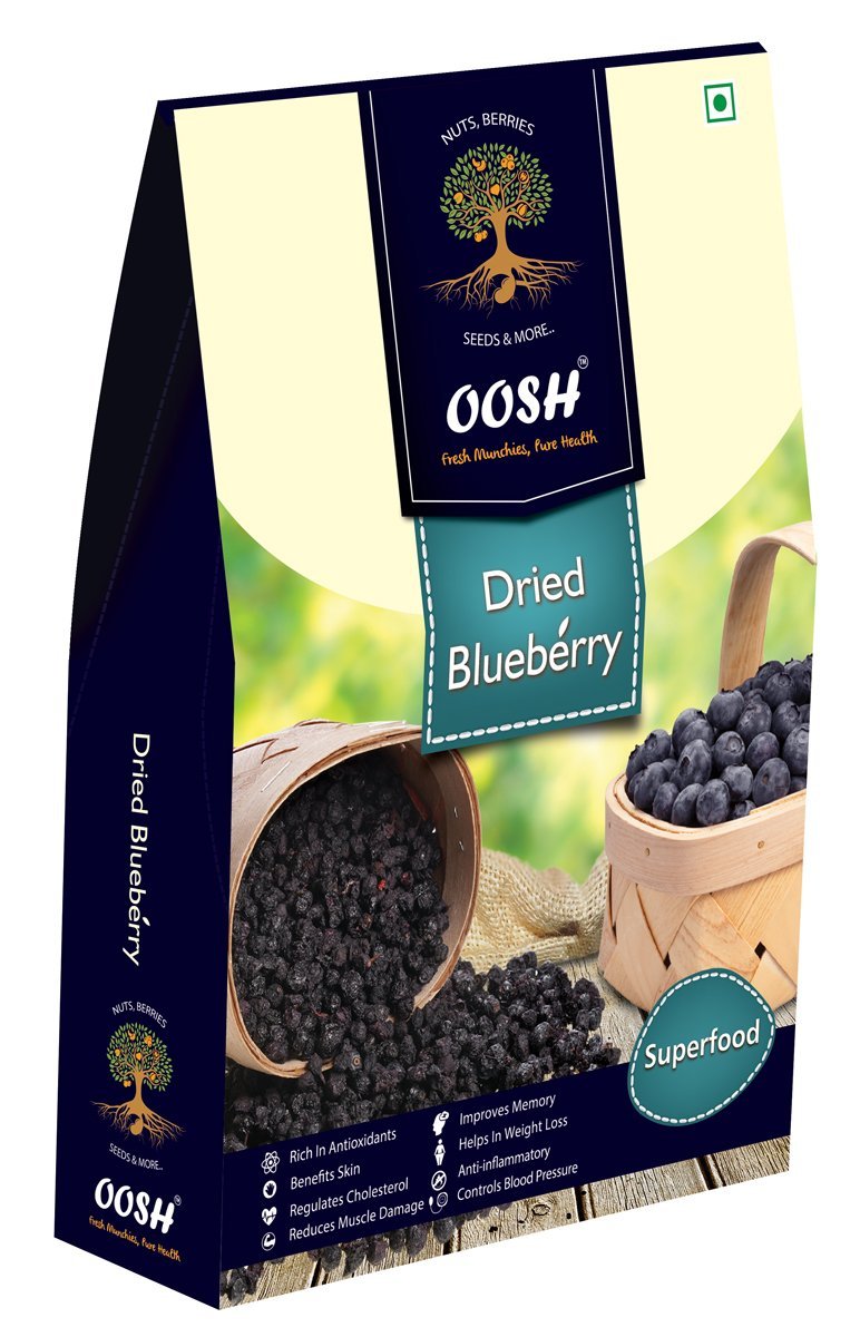 Version 1.0.0 OOSH Dried Whole Blueberries, 150 g - Fast Shipping to USA & Canada - Image 1
