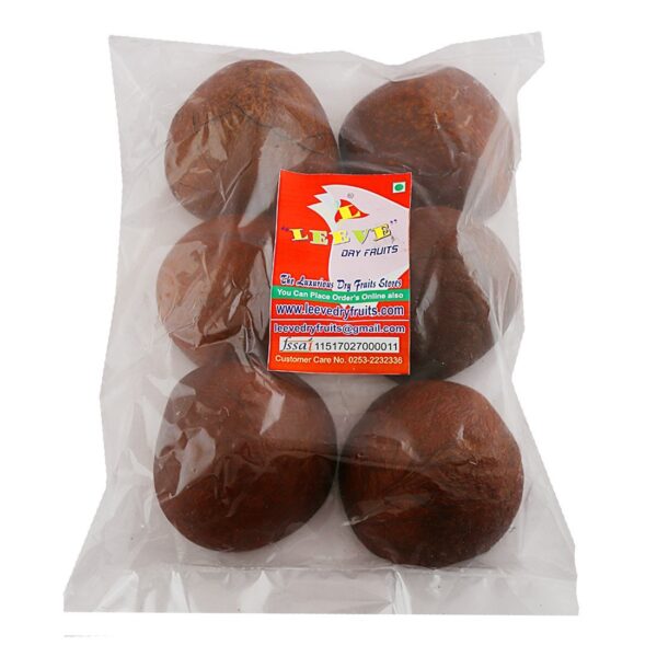 LEEVE DRY FRUITS Fresh Dry Whole Coconut Nariyal Halves Copra 400g - Fast Shipping to USA & Canada