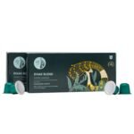 Blue Tokai Coffee Roasters Aluminium Capsules Dhak Blend- Dark Roast With 100% Speciality Arabica| 10 Pods In Each Pack | Nespresso Compatible Coffee Pods | Pack Of 2 - Fast Shipping to USA & Canada
