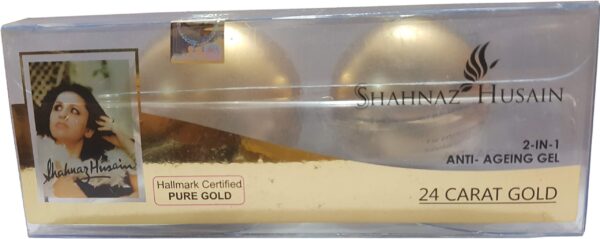 Shahnaz Husain 24 Carat Gold 2 in s1 Anti Ageing Gel, Cream, 40 g - Fast Shipping to USA & Canada
