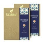 Octavius Marigold and Lemongrass Loose Leaf Green Tea - 100 Gms (Pack Of 2) - Fast Shipping to USA & Canada