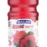 Mala's Mala Rose Syrup - 1 litre Bottle, 1000 g - Fast Shipping to USA