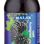 Mala's Jam Glass Bottle (Natural and Real Fruit Extracts) Mulberry, 500 gram - Fast Shipping to USA
