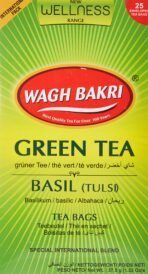 Wagh Bakri Good Morning Green Tea Bags - Tulsi, 25 Pieces Carton - Fast Shipping to USA & Canada