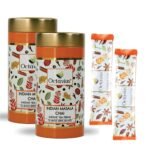 Octavius |Indian Masala Premix Tea-10 Pouches (Pack Of 2)|Gift Tin Pack|Readymade Tea Mix|Ready Tea| Tea Powder|Instant Tea|Tea Premix|1 Minute Tea-(15Gm X 20 Sachets),300 Grams, Chai Tea - Fast Shipping to USA & Canada
