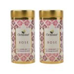 Octavius Rose Green Tea |All Natural Blend |No artificial flavors |Rich In Anti-Oxidants | Low caffeine Slimming Tea | Delicious & Aromatic | Detox Tea |20 Pyramid Tea Bags (Pack of 2) - Fast Shipping to USA & Canada