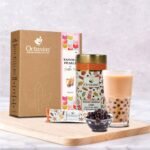Octavius|Bubble Chai Tea Tapioca Pearls With Masala Chai Premix 10 Sachets & 10 Straw|Bubble Tea, Tapioca Pearls For Bubble Tea, Boba Drink, Bubble Tea Straws, Boba Tea,600 Grams - Fast Shipping to USA & Canada