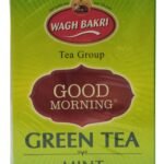 Wagh Bakri Good Morning Green Tea Bags - Mint, 25 Pieces Carton - Fast Shipping to USA & Canada