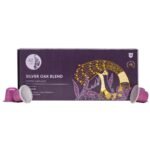 Blue Tokai Coffee Roasters Aluminium Capsules Silver Oak Cafe Blend - Medium Dark Roast With 100% Speciality Arabica | 10 Pods In Pack | Nespresso Compatible Coffee Pods - Fast Shipping to USA & Canada