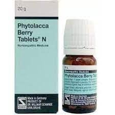 Version 1.0.0 Dr. Willmar Schwabe Germany Phytolacca Berry Tab 20 gms - Fast Shipping to USA - Image 1