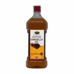 Thanjai Natural Gingelly Oil 1Ltr Wooden Cold Pressed / Sesame Oil for Cooking- Heart Health /Unrefined/Cholesterol Free /No Preservatives/ Unfiltered Pure Sesame Oil (1000 ml) - Fast Shipping to USA & Canada - Image 2