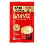 Tata Coffee Grand Premium Instant Coffee, 5.5 gm, Powder, Bag/Pouch, With Flavour Locked Decoction Crystals, Flavoured Soluble Coffee Powder, Rich Aroma & Great Taste (Pack of 30 Pcs) - Fast Shipping to USA & Canada