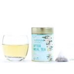 Tassyam Organics Teawery After Meal 20 Biodegradable Tea Bags | Detox Digestive Green Tea Blend, Plant Based Fabric Pyramid Teabags - Fast Shipping to USA & Canada