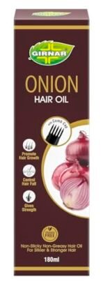 Girnar Onion Oil with Natural Onion Extracts | 180ml - Fast Shipping to USA & Canada - Image 2