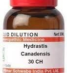 Dr. Willmar Schwabe India Hydrastis Canadensis 30 CH, 30ML (Pack of 2) - Fast Shipping to USA