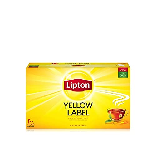 Lipton Yellow Label Black Tea, 200 Teabags - Fast Shipping to USA & Canada