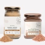 Ecotyl Face Pack Combo - Sandalwood Powder and Multani Mitti | Duo for Skin Brightening and Glow | 100g + 150g - Fast Shipping to USA & Canada - Image 2