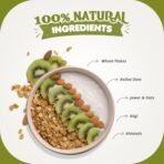 GAIA Crunchy Diet Muesli - Low-Calorie, Protein Rich, High-Fiber Muesli Cereal Serves As A Healthy And Nutritious Breakfast Option With Zero Added Sugar. 1Kg Jar Pack - No Added Flavor - Fast Shipping to USA & Canada - Image 5