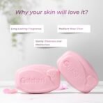 Dabur Gulabari Pure Rose Soap 150g (Pack of 4) | Moisturizing Bathing Soap for Radiant Rose Glowing Skin & Body | Pure Rose Extract, Glycerine & Niacinamide | Long Lasting Fragrance | For Men & Women - Fast Shipping to USA - Image 4