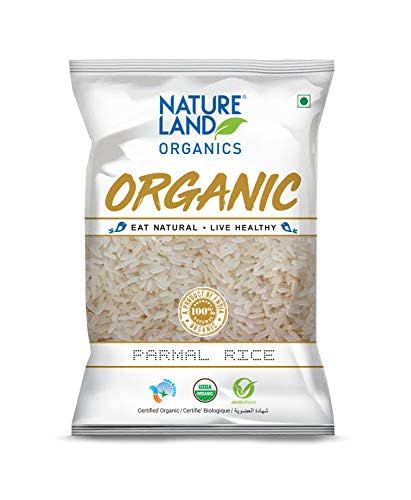 Natureland Organics Parmal Rice 1 Kg - Organic Rice - Fast Shipping to USA & Canada