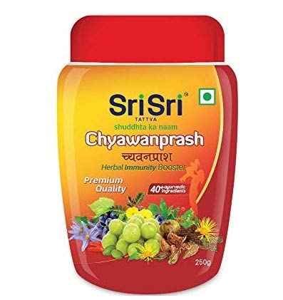 Sri Sri TATTVA shuddhta ka naam Chyawanprash - Herbal Immunity Booster With 40+ Ayurvedic Ingredients For Better Strength And Stamina - 250G - Fast Shipping to USA