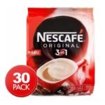 Nescafe 3 In 1 Original Soluble Coffee Instant Coffee 30 Sachets Bag 525 Gram-Packet - Fast Shipping to USA & Canada