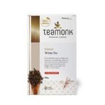 Teamonk -Kimaya Loose Leaves White Tea 100 Grams(Makes 50 Cups Of White Tea) Usda Certified Organic Darjeeling Tea Herbal Tea Supports Detoxification,Immunity,&Skin Health No Oil Or Artificial Aroma - Fast Shipping to USA & Canada - Image 2