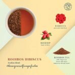 Dancing Leaf Rooibos Hibiscus | Rooibos, Hibiscus Flowers & Rosehip | Rooibos Blend | Loose Leaf Pouch (50gms) - Fast Shipping to USA & Canada - Image 6
