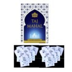 Taj Mahal Tea 250 Gram, Rich and Flavourful Chai - Premium Blend of Powdered Fresh Loose Tea Leaves + Premium Sugar Sachets Pack Of 72 - Fast Shipping to USA & Canada - Image 2