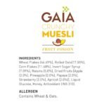 Gaia Crunchy Muesli - Fruit Fusion 1 KG Free Oats, High Protein Low Carb, High fiber, No Trans Fat, Papaya, Apple, Pineapple and Raisins - Fast Shipping to USA & Canada - Image 5