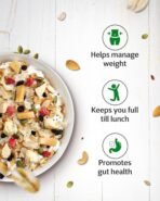 True Elements Dark Chocolate Muesli 1kg | Nuts & Berries Muesli | 13g Clean Protein | 13% Millet | Cereal for Breakfast | Gluten Free Breakfast - Fast Shipping to USA & Canada - Image 7