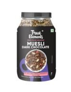 True Elements Dark Chocolate Muesli 1kg | Nuts & Berries Muesli | 13g Clean Protein | 13% Millet | Cereal for Breakfast | Gluten Free Breakfast - Fast Shipping to USA & Canada - Image 2