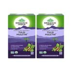 Organic India Tulsi Mulethi Tea, 25 Infusion Bags (Pack of 2) - Fast Shipping to USA & Canada - Image 2
