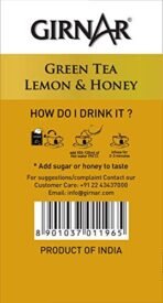 Girnar Green Tea Lemon & Honey (36 Tea Bags) - Fast Shipping to USA & Canada - Image 7