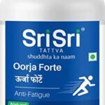 Sri Sri Tattva Oorja Forte - Anti Fatigue, 60 Tabs | 500mg (Pack of 2) - Fast Shipping to USA