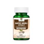 Heera Ayurvedic Research Foundation SAFED MUSLI EXTRACT 60 PCS. Veg Capsule (500mg) Asparagus Adscendens - Fast Shipping to USA