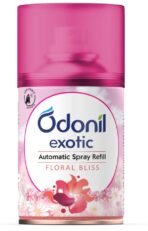 DABUR Odonil Exotic Automatic Spray Refill - 225Ml | Floral Bliss | 2X Long Lasting | Fits All Machines | 2200 Sprays Guaranteed | Lasts Upto 60 Days - Fast Shipping to USA & Canada