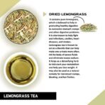TEACURRY Lemongrass Tea (25 Grams, 50 Cups) - Helps with Inflammation, Digestion, Pressure - Cambodian Lemongrass - Fast Shipping to USA & Canada - Image 3
