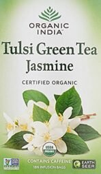 ORGANIC INDIA Tulsi Green Tea Bags - Jasmine 25 Tea Bags - Fast Shipping to USA & Canada - Image 2