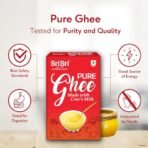 Sri Sri Tattva Shuddhta ka naam Pure Ghee, 1L - Made with Cow's Milk | Tetrapack | Highly Nutritious | Good for Digestion | Rich in Vitamin A & E | Supports bone & joint health | Rich Taste - Fast Shipping to USA & Canada - Image 5