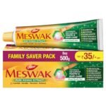 Dabur Meswak Complete Oral Care Toothpaste - 500g (2 x 200g + 1 x100g) | Complete Oral & Gum Care Toothpaste | Contains Pure & Rare Miswak extract | No added Fluoride, Paraben, Triclosan & Formalin - Fast Shipping to USA & Canada