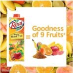DABUR Real Masala Mixed Fruit Juice - 1L (Pack Of 4) | No Added Preservatives, No Artificial Colours & Artificial Flavours | Goodness Of Best Fruits With Chatpata Masala, Daily Dose Of Fruit Nutrition - Fast Shipping to USA & Canada - Image 5