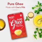 Sri Sri Tattva Shuddhta ka naam Pure Ghee, 1L - Made with Cow's Milk | Tetrapack | Highly Nutritious | Good for Digestion | Rich in Vitamin A & E | Supports bone & joint health | Rich Taste - Fast Shipping to USA & Canada - Image 3