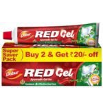 Dabur Red Gel Ayurvedic Toothpaste - 300g (150g x 2, Pack of 2) | Reduction in Bad Breath, Plaque & Gingivitis | Freshness with Protection | For Healthy Gums & Effective Dental Care - Fast Shipping to USA & Canada