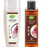Girnar Onion Shampoo 100ml And Girnar Onion Hair Oil 90ml Combo Pack For Men And Women - Fast Shipping to USA & Canada